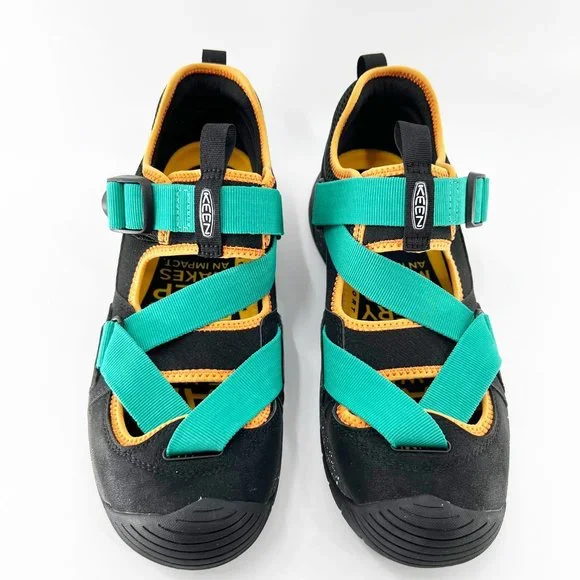 Keen Men's Zeraport Trail Green/Yellow Strappy Hiker Sandal Size 10 New - Picture 5 of 10